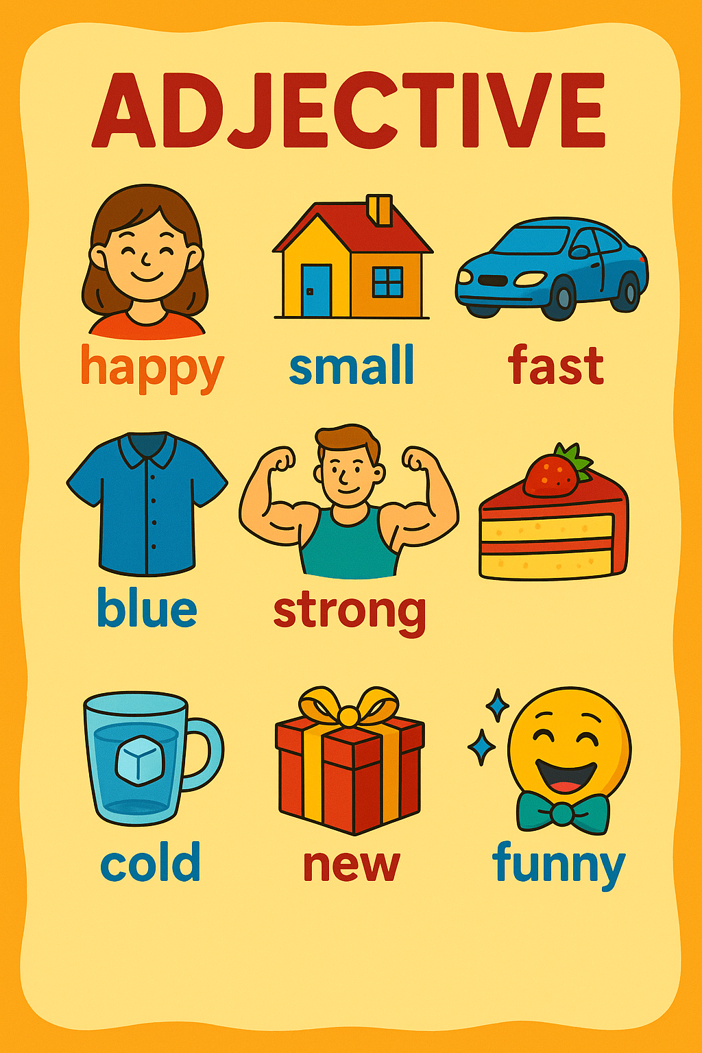 ingilizcede en çok kullanılan a1-a2 sıfatları (adjectıves)